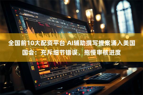 全国前10大配资平台 AI辅助撰写提案涌入美国国会：充斥细节错误，拖慢审核进度